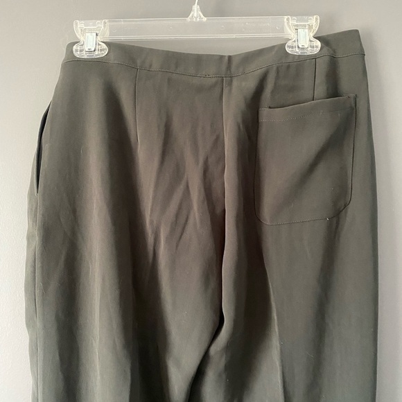 Classic Workwear Pants AMERICAN Vintage Olive Green Dress Pants Trousers - Picture 4 of 14